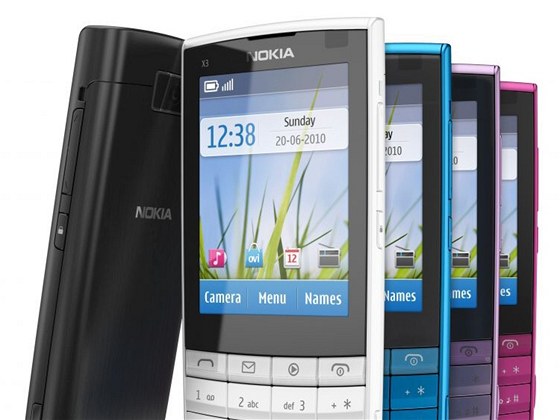 Nokia X3 - jeden z nejmeních a nejlehích telefon