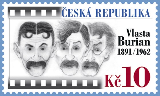 eská pota vydala známku ke 120. výroí narození Vlasty Buriana. Jejím autorem je Pavel Sivko.