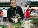 Jeden ze stánk na prvních olomouckých Hanáckých farmáských trzích.