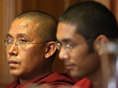 Buddhistick mnich Geshe Thubten Yonten pi nvtv Liberce