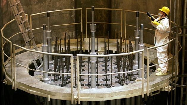 Montá reaktoru v Bloku 1 jaderné elektrárny Temelín