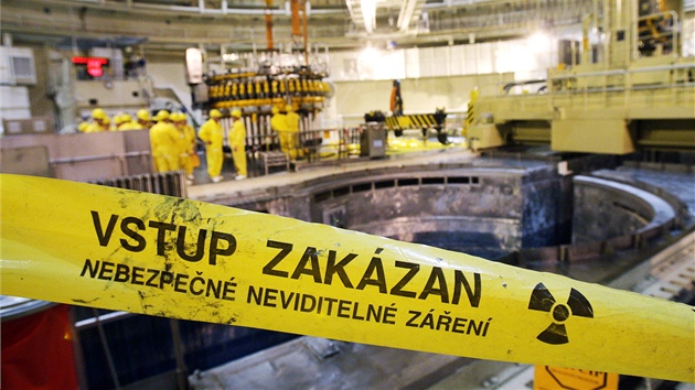 Montá reaktoru v jaderné elektrárn Temelín