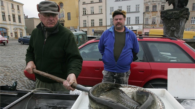 V Olomouci a umperku bylo poprvé moné zajít na farmáské trhy. Na olomoucké Dolní námstí (na snímku) pilákaly i pes pátení datum konání zástupy lidí.