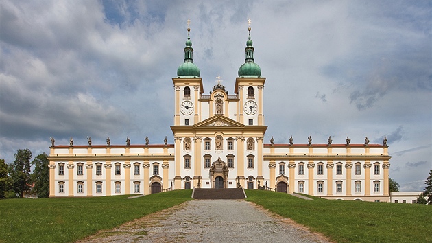 Bazilika Navštívení Panny Marie, která stojí na Svatém Kopečku u Olomouce.