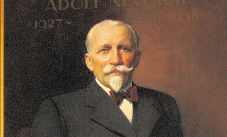 Portrt Adolfa Nevlila, starosty Klatov z 20. a 30. let minulho stolet