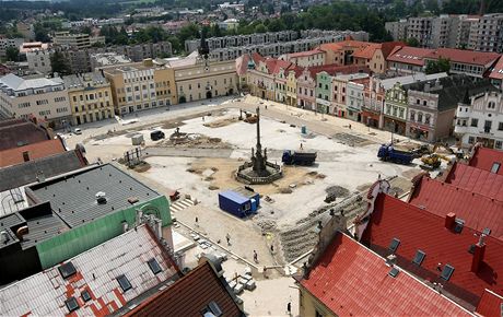 V Havlíkov Brod se znovu oteve námstí, dopravní komplikace ale nekoní.