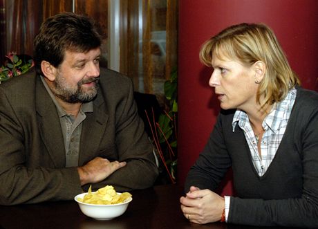 Jan Kubice a Blanka Kosinová na snímku z listopadu 2007