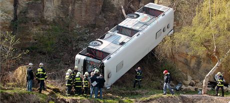 Nehoda autobusu na praském Zliín. (18. dubna 2011)