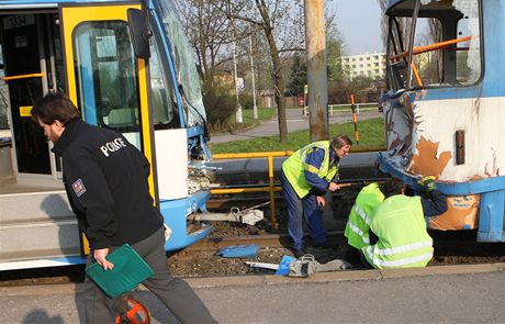 Srka tramvaj v Ostrav.