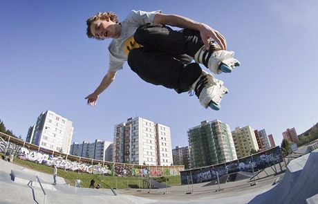 Nov skatepark na sdliti Nad Lunic v Tboe. 