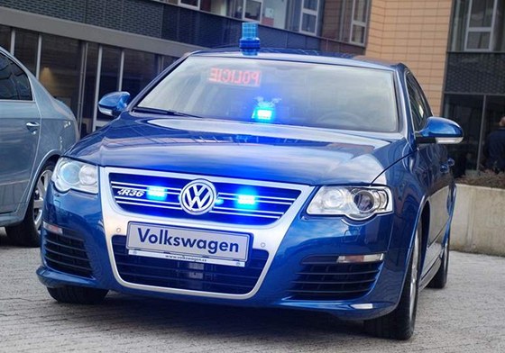 Policie pebírá VW Passat R36