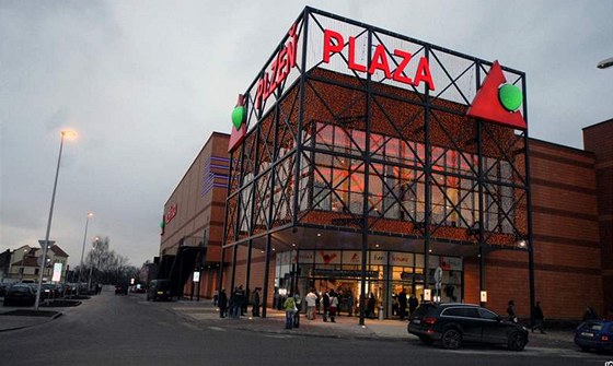 Obchodní centrum Plaza v Plzni.