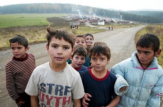 Slovensko, romská osada Letanovce
