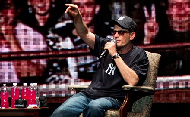 Charlie Sheen v newyorské Radio City Music Hall  