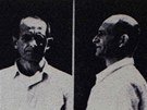 Eichmannova fotka z jeho izraelského vyšetřovavacího spisu na výstavě v Berlíně