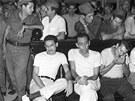 Bojovníci z Brigády 2506 ped kubánským soudem v roce 1961