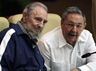 Fidel Castro na sjezdu komunistické strany (19. dubna 2011)