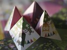 Origami papírová hra