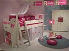 Pokojík pro panenku Barbie, firma Welle navrhla tento systém k 50.  narozeninám panenky.