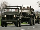 Jízda osvobození - tradiní akce fanouk historických vojenských vozidel.