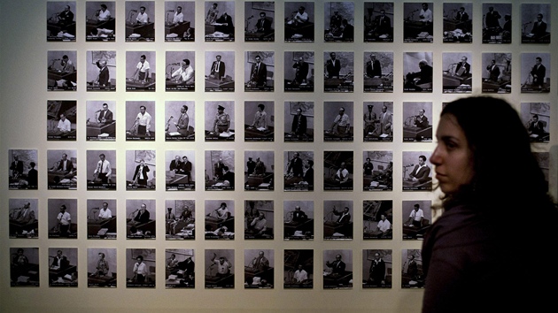 Z berlínské výstavy Tváí v tvá spravedlnosti: Adolf Eichmann ped soudem (11. dubna 2011)