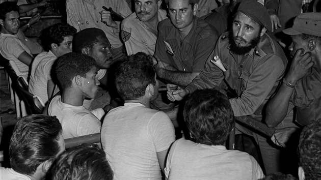 Fidel Castro hovo k mum zajatm v Ztoce svin