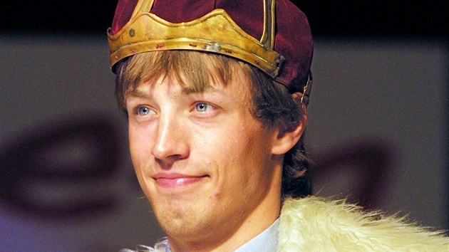 Lya Martin Koukal pi vyhlaování ankety Král bílé stopy v Brn (23. kvtna...