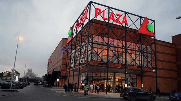 Otevření centra Plaza v Plzni