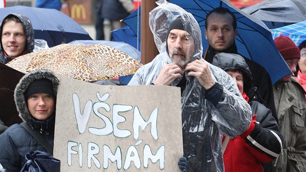 Demonstrace na podporu libereckého primátora Jana Korytáe (13. dubna 2011)