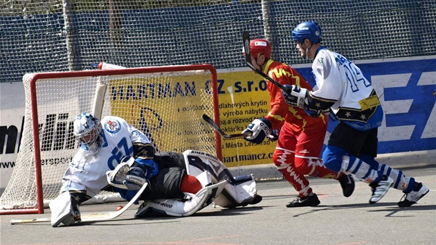 Momentka z utkání Letohrad - Hradec Králové