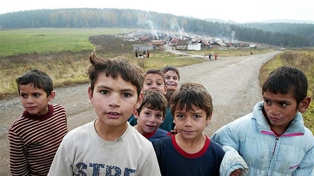 Slovensko, romská osada Letanovce