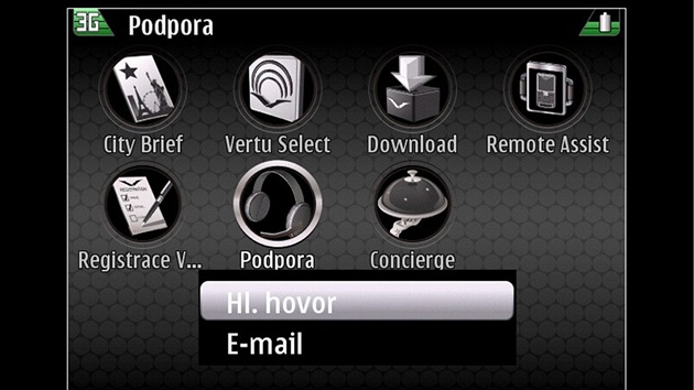 displej Vertu Constellation Quest