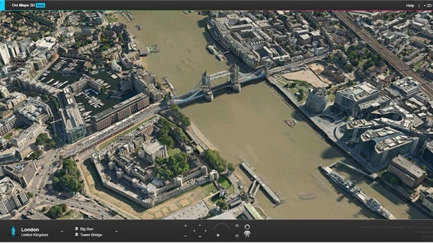 Nokia Ovi Maps 3D