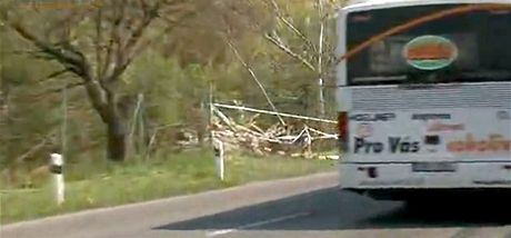 Rekonstrukce nehody autobusu na praskm Zlin