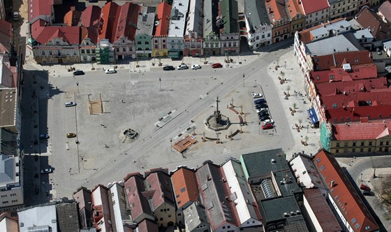 Letecký pohled na Havlíkv Brod