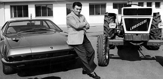 Ferruccio Lamborghini se proslavil rychlými vozy, předtím ale zbohatnul jako šikovný inženýr na traktorech.