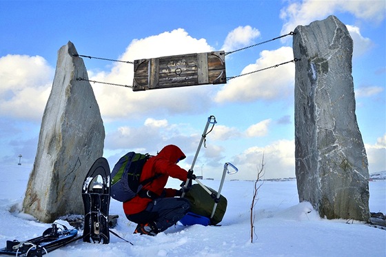 Výchozí bod putování po Nordkinnu