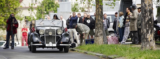 Z dotek atenttu na Heydricha pro film Lidice