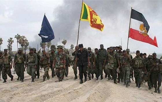 Vládní vojáci dobyli batu tamilských Tygr (2009)