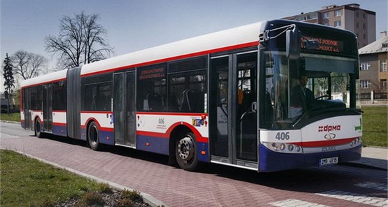 Autobus dopravního podniku města Olomouce. (Ilustrační snímek)