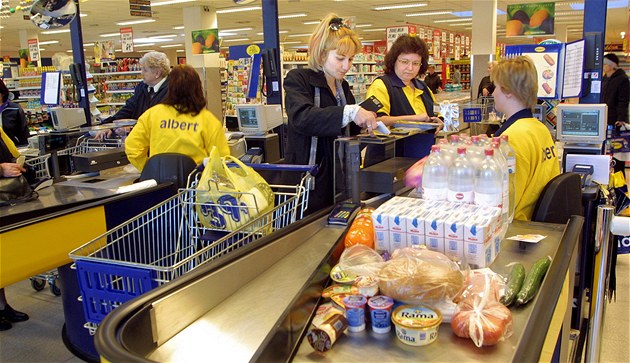 Supermarket Albert (ilustra�ní snímek)