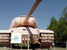 Rový tank z praského Smíchova ve vojenském muzeu v Leanech v roce 2005.