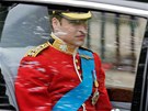 Princ William míí do Westminsterského opatství. (29. dubna 2011)