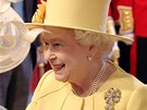 Královna Albta II. ve Westminsterském opatství. (29. dubna 2011)