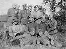 Skupinka sovtských voják v Krásném Poli