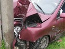Fiat Marea po nehod v ernilov (26. dubna 2011) 