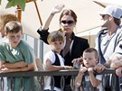 Victoria Beckhamová a její synové Brooklyn, Romeo a Cruz