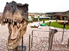 Dinopark na stee nákupního centra Galerie Harfa