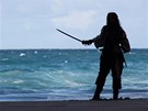 Z natáení filmu Piráti z Karibiku: Na vlnách podivna