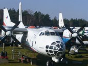 Letadla a vojensk technika jsou k vidn v Air parku u Temon.